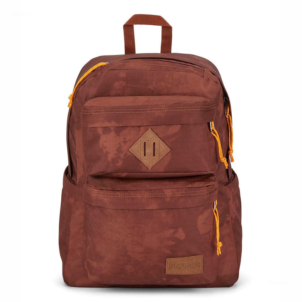 Sac à Dos Ordinateur JanSport Double Break Marron | XXX-96273746